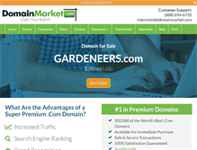 Tablet Screenshot of gardeneers.com