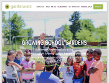 Tablet Screenshot of gardeneers.org